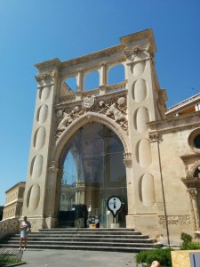 Fassade aus Pietra Leccese